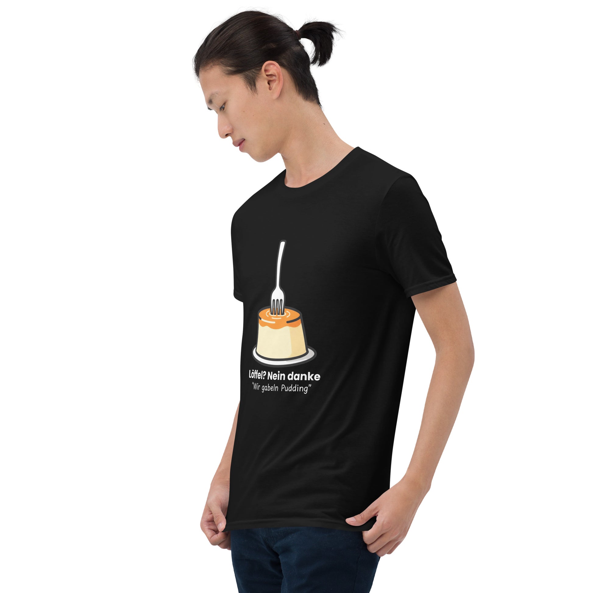 Pudding mit Gabel Unisex T-Shirt Dark Shades