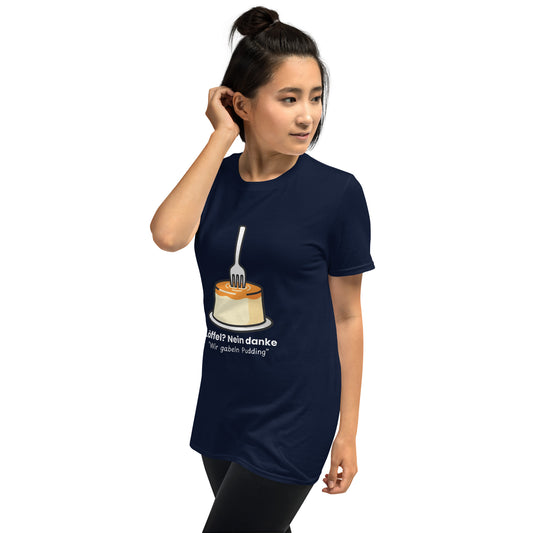 Pudding mit Gabel Unisex T-Shirt Dark Shades Navy