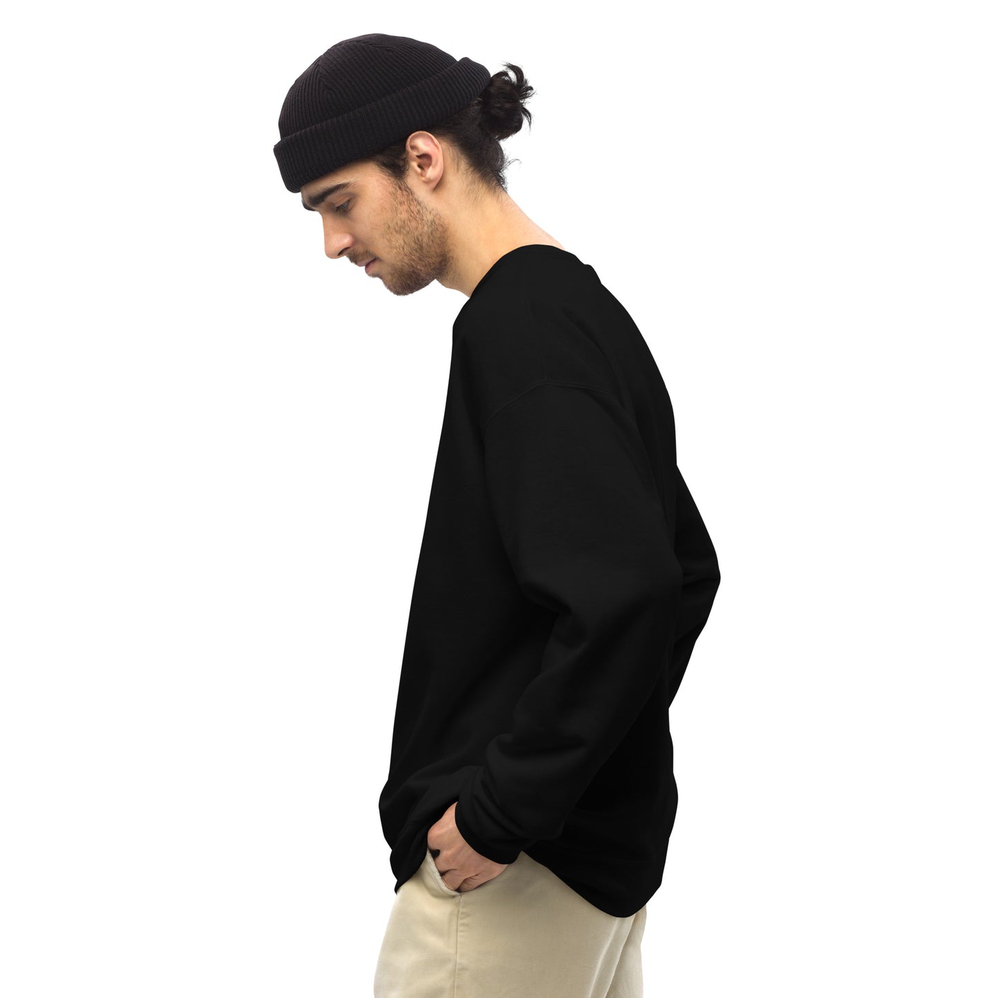 Habibi Arabic Male Sweatshirt Black