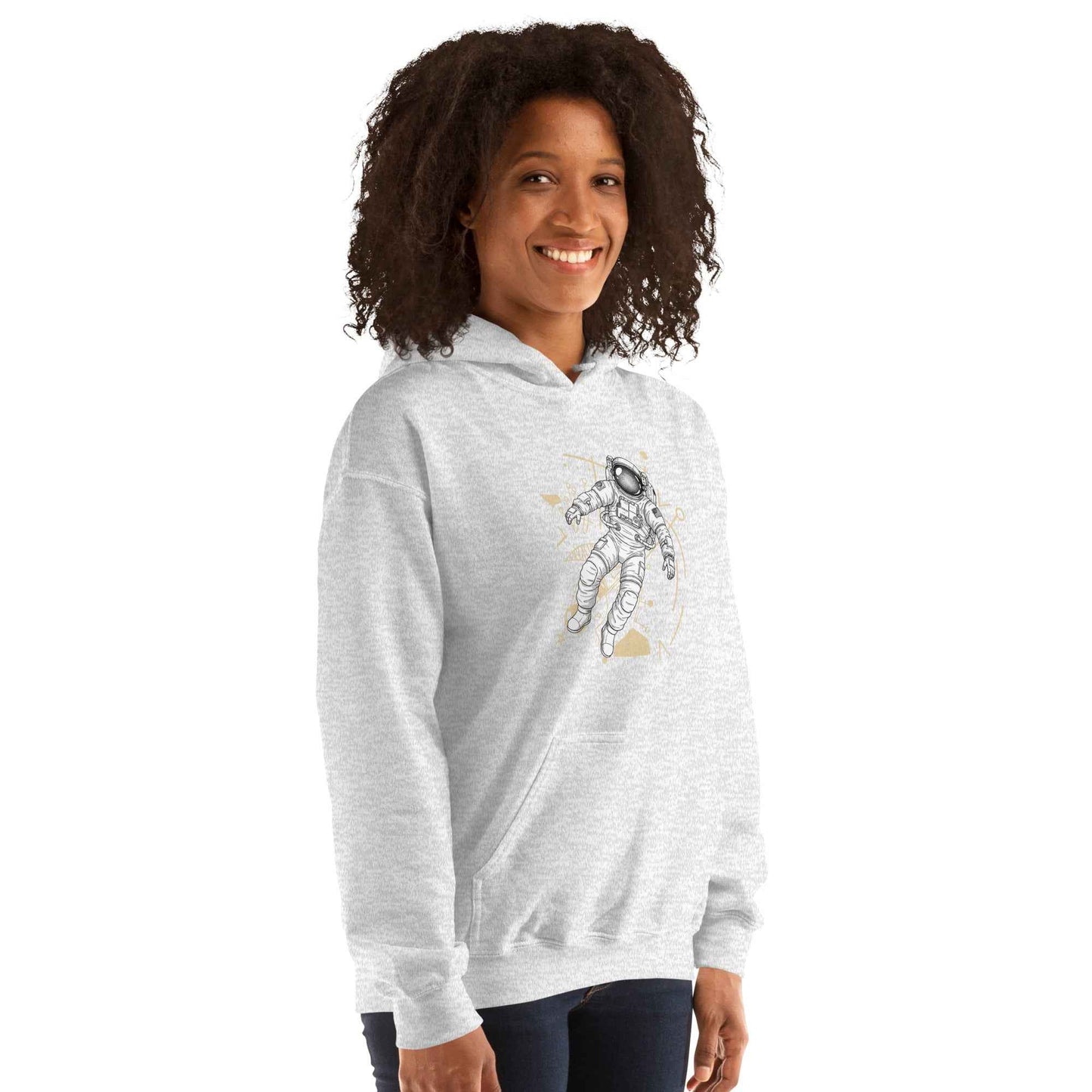 Cosmic Drift Astronaut Unisex Hoodie