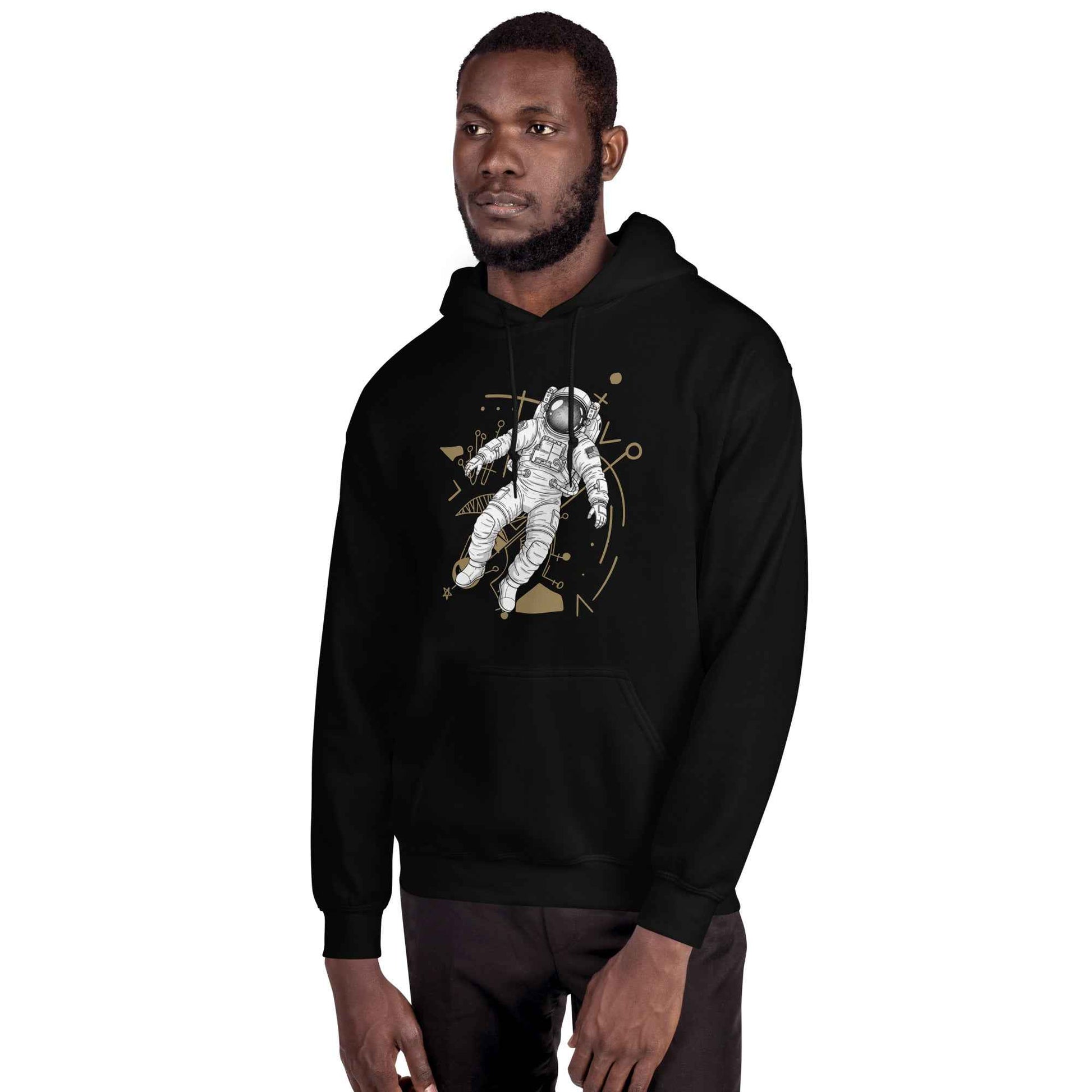 Cosmic Drift Astronaut Unisex Hoodie