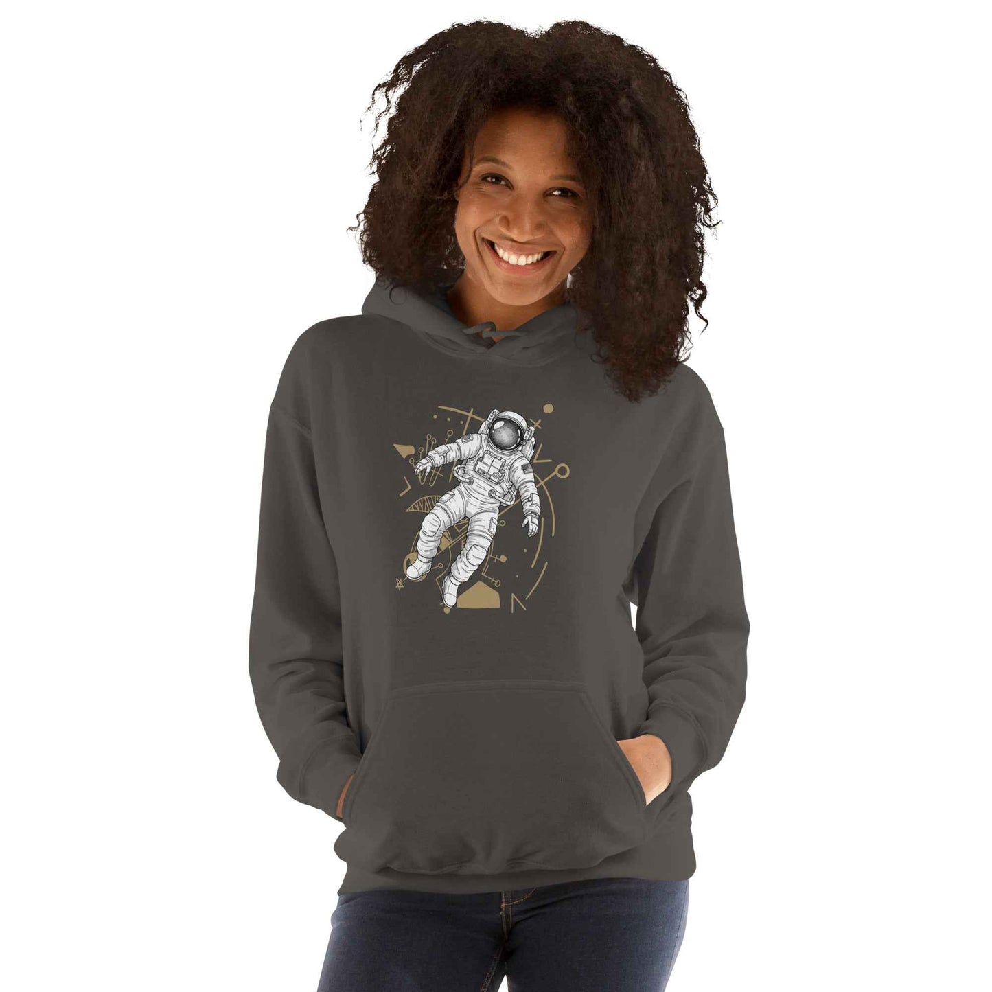 Cosmic Drift Astronaut Unisex Hoodie