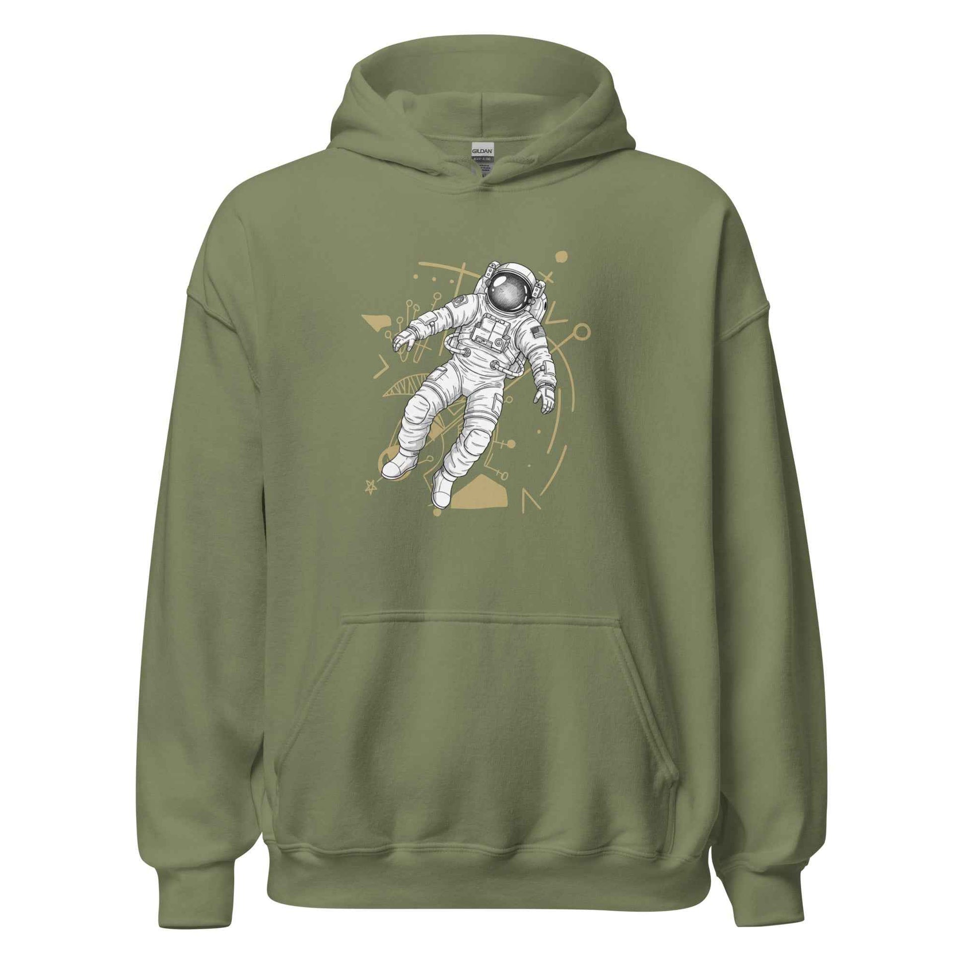 Cosmic Drift Astronaut Unisex Hoodie