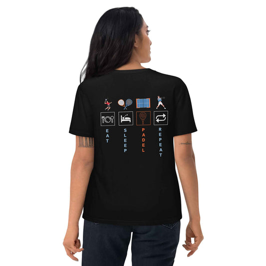 Padel T-Shirt Unisex Organic Cotton for Eco-Friendly Athletes