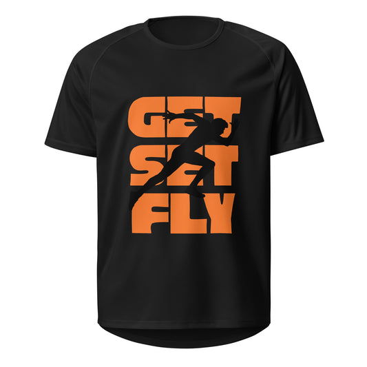 Flight Mode Engage Unisex Sports Jersey Black