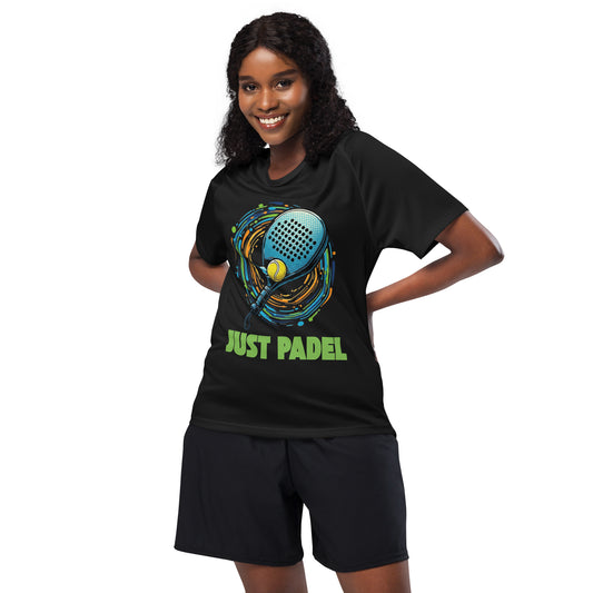 Just Padel Unisex Sports Jersey Black