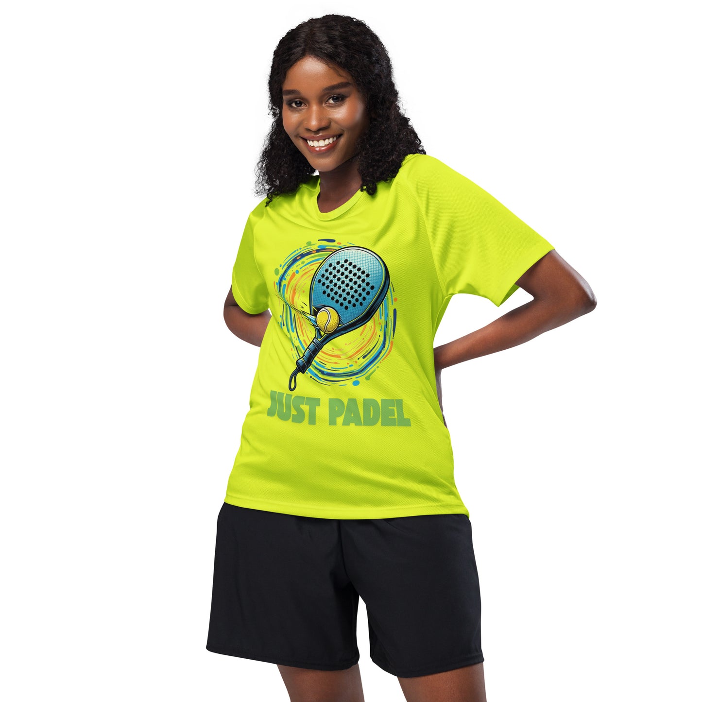 Just Padel Unisex Sports Jersey Neon Yellow