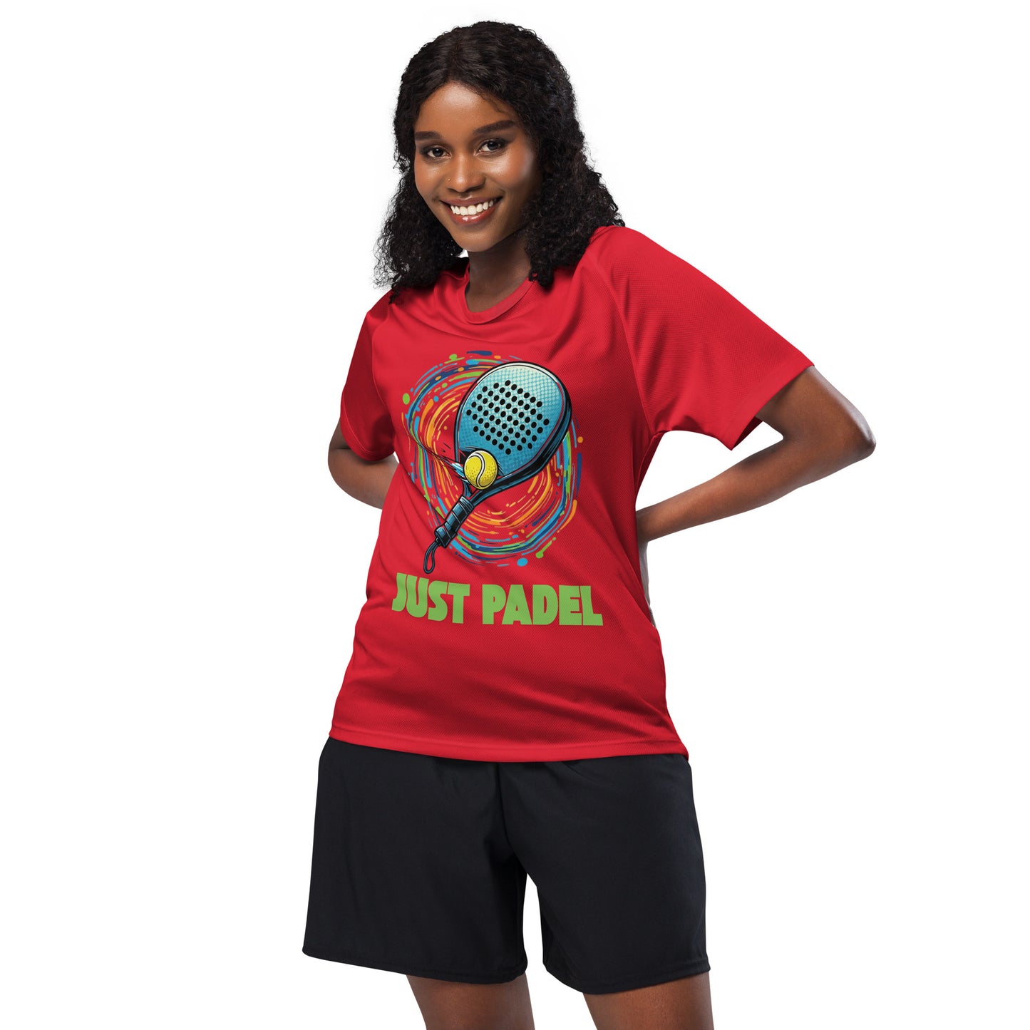 Just Padel Unisex Sports Jersey Red