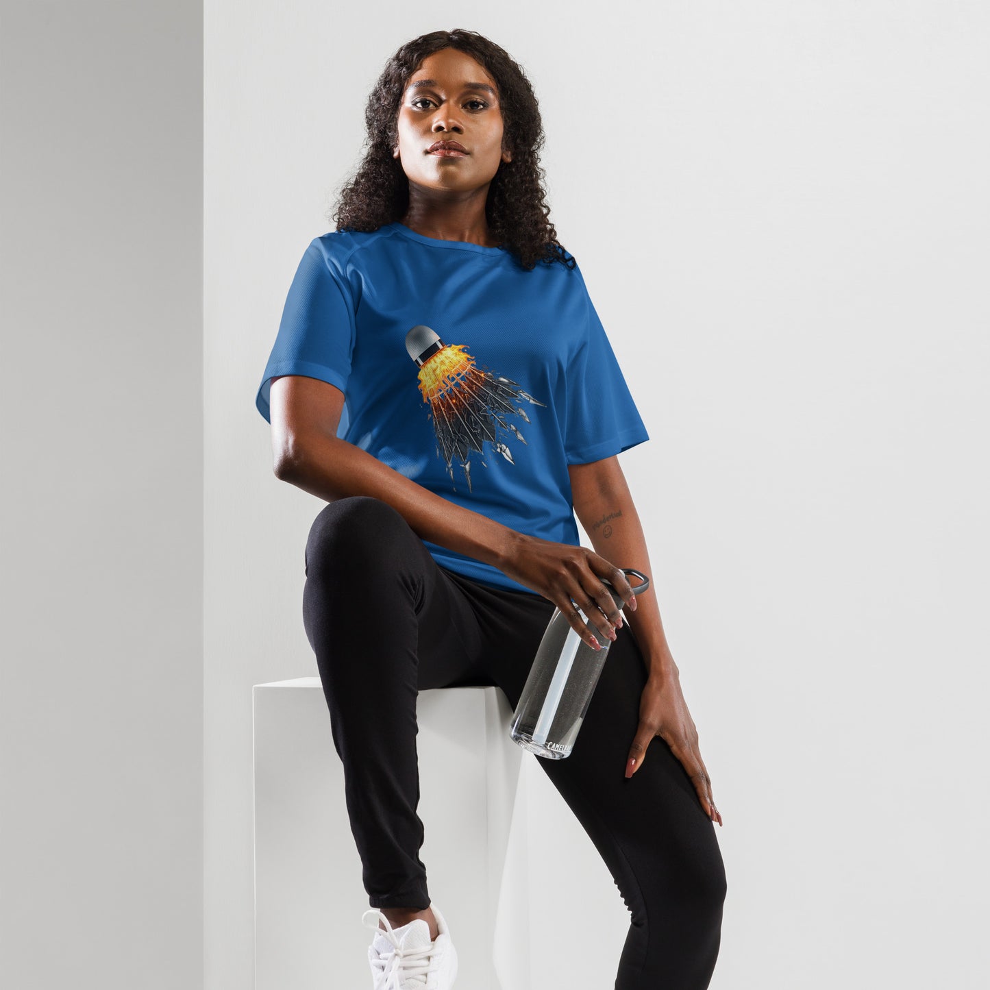 Fireball Badminton Unisex Sports Jersey Royal Blue