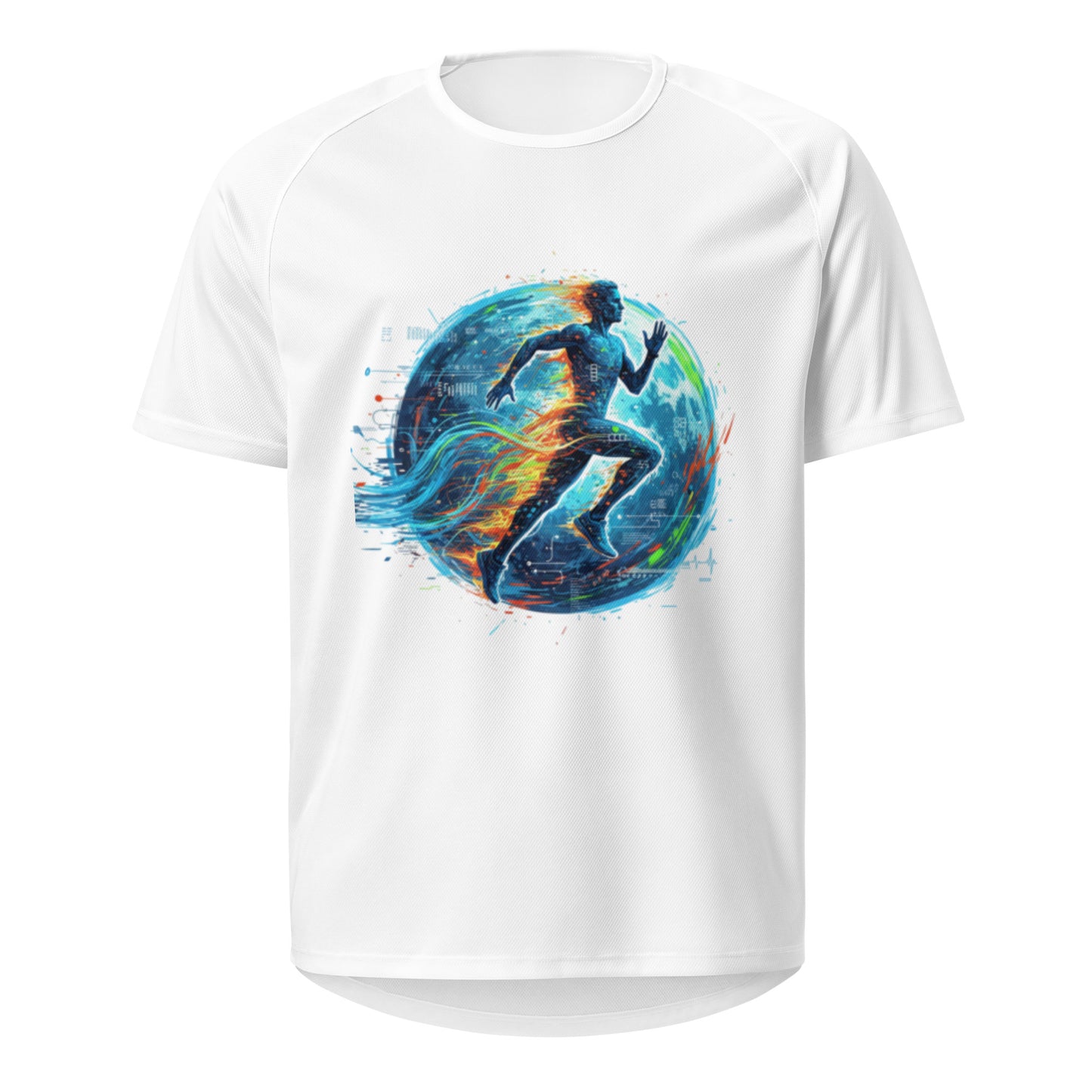 Quantum Sprint Unisex Sports Jersey White