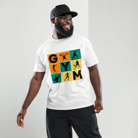 GYM Mode On Unisex Sports Jersey White