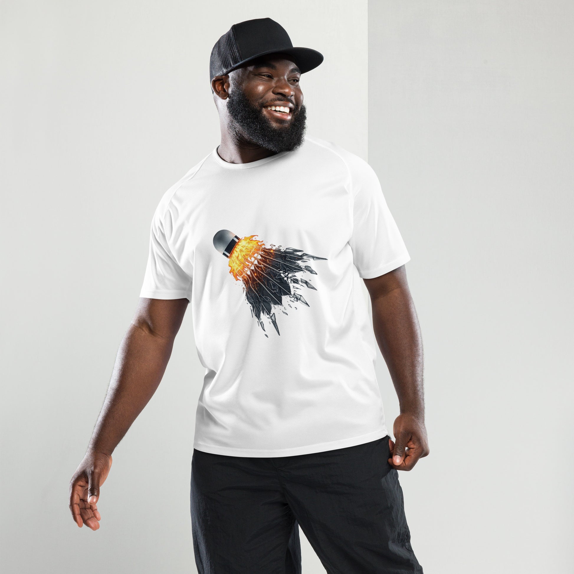Fireball Badminton Unisex Sports Jersey