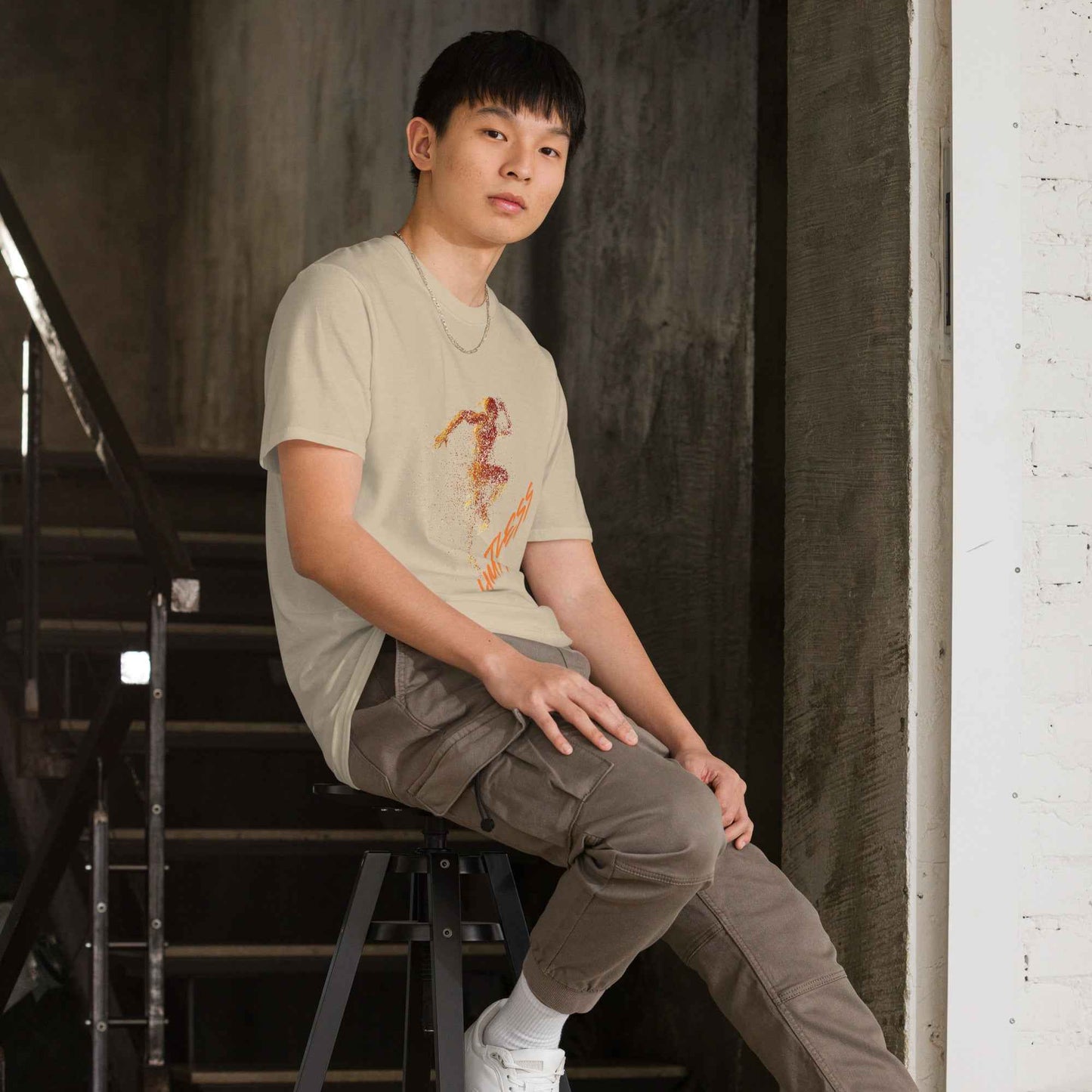 Limitless Men Cotton T-Shirt