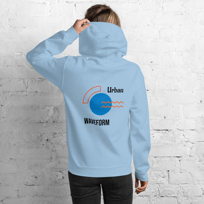 Urban Waveform Unisex Hoodie