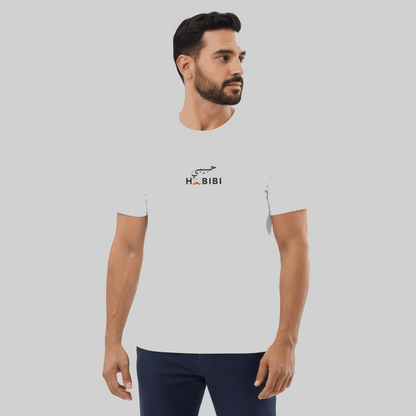 Habibi T-shirt Male – Organic Cotton for Ultimate Comfort and Style White