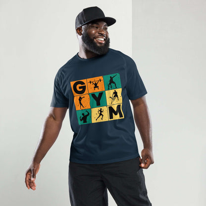 GYM Mode On Unisex Sports Jersey French Navy