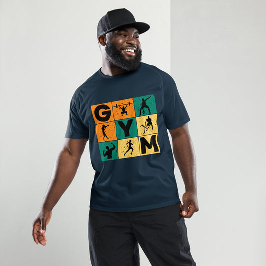GYM Mode On Unisex Sports Jersey French Navy