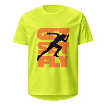 Flight Mode Engage Unisex Sports Jersey Neon Yellow