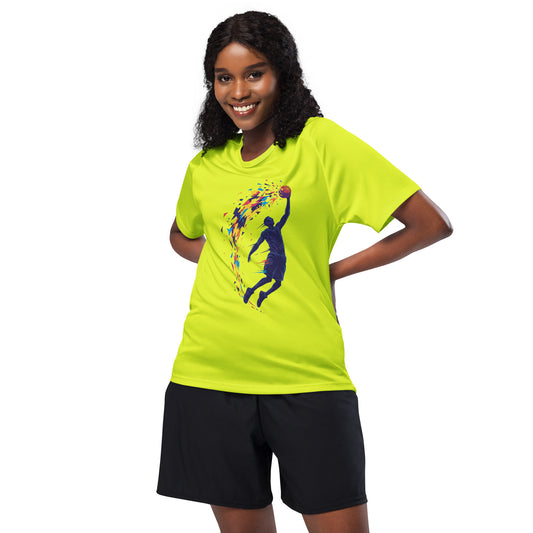 Splash Dunk Basketball Unisex Sports Jersey Neon Yellow