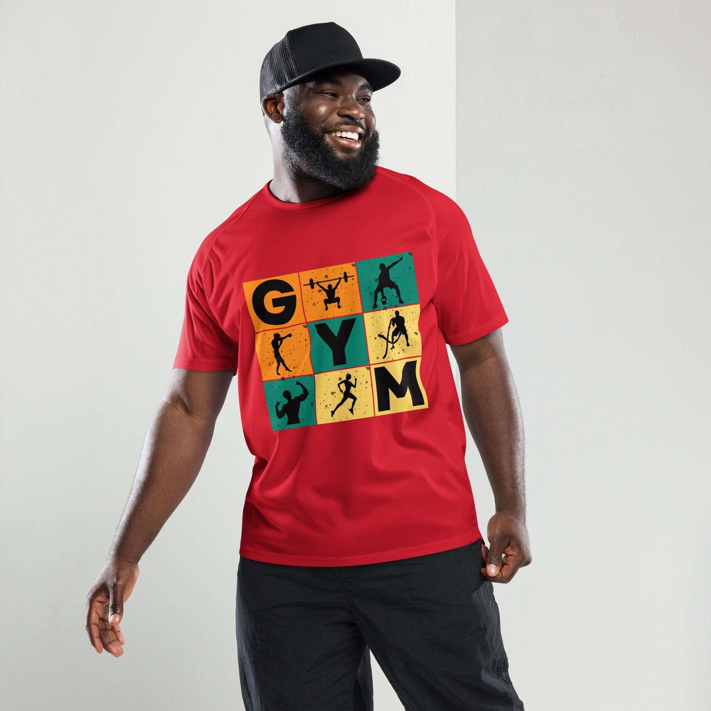 GYM Mode On Unisex Sports Jersey Red