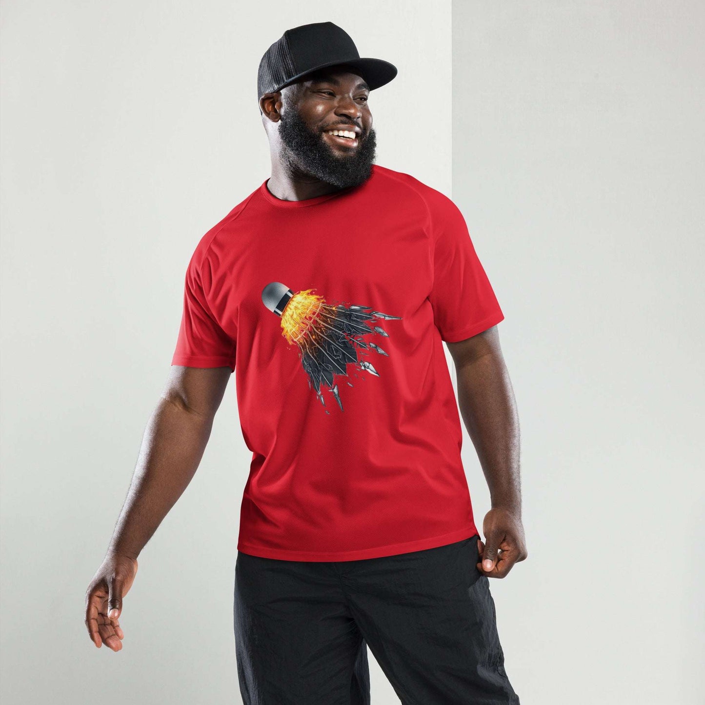 Fireball Badminton Unisex Sports Jersey