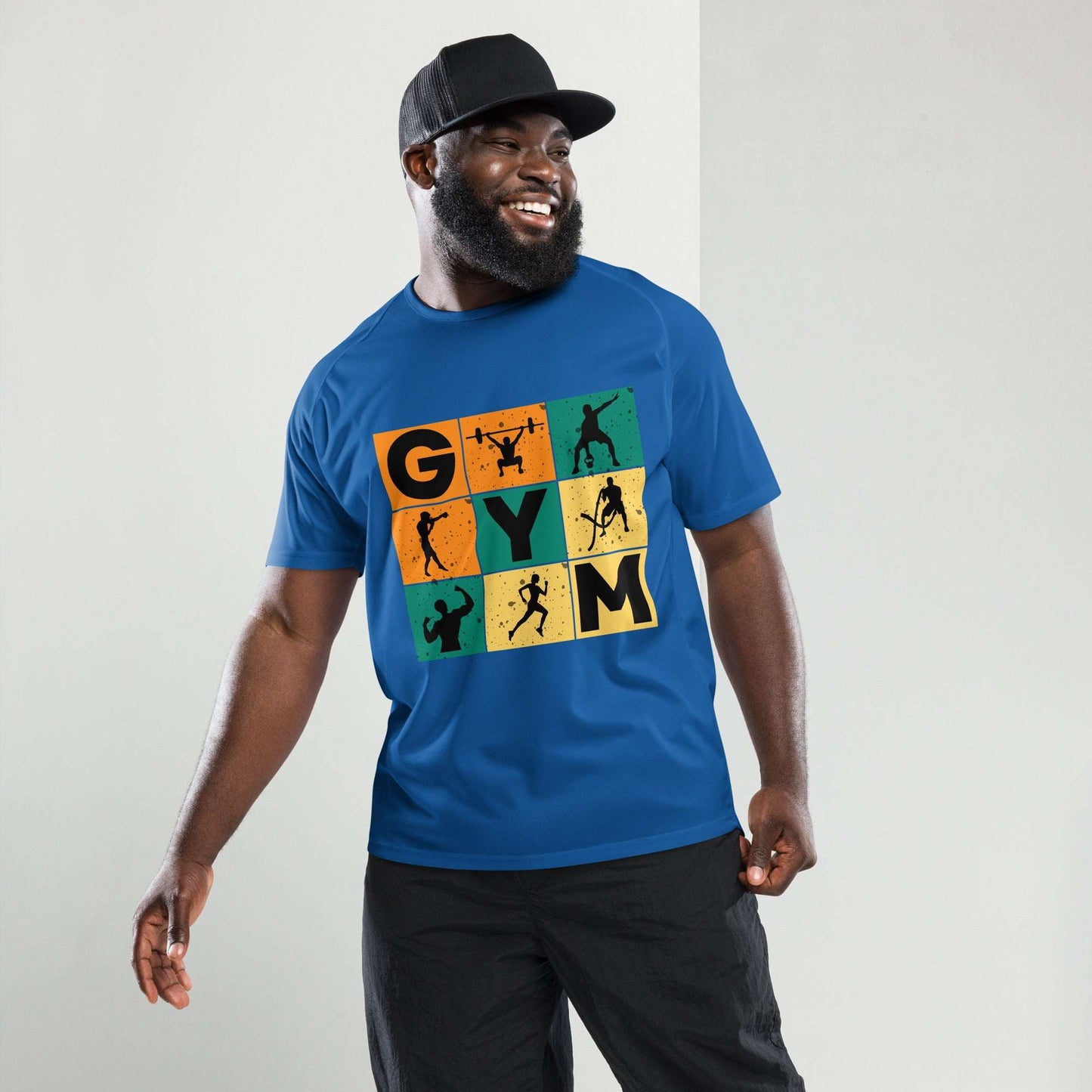 GYM Mode On Unisex Sports Jersey Royal Blue