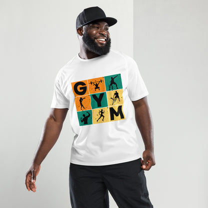 GYM Mode On Unisex Sports Jersey White