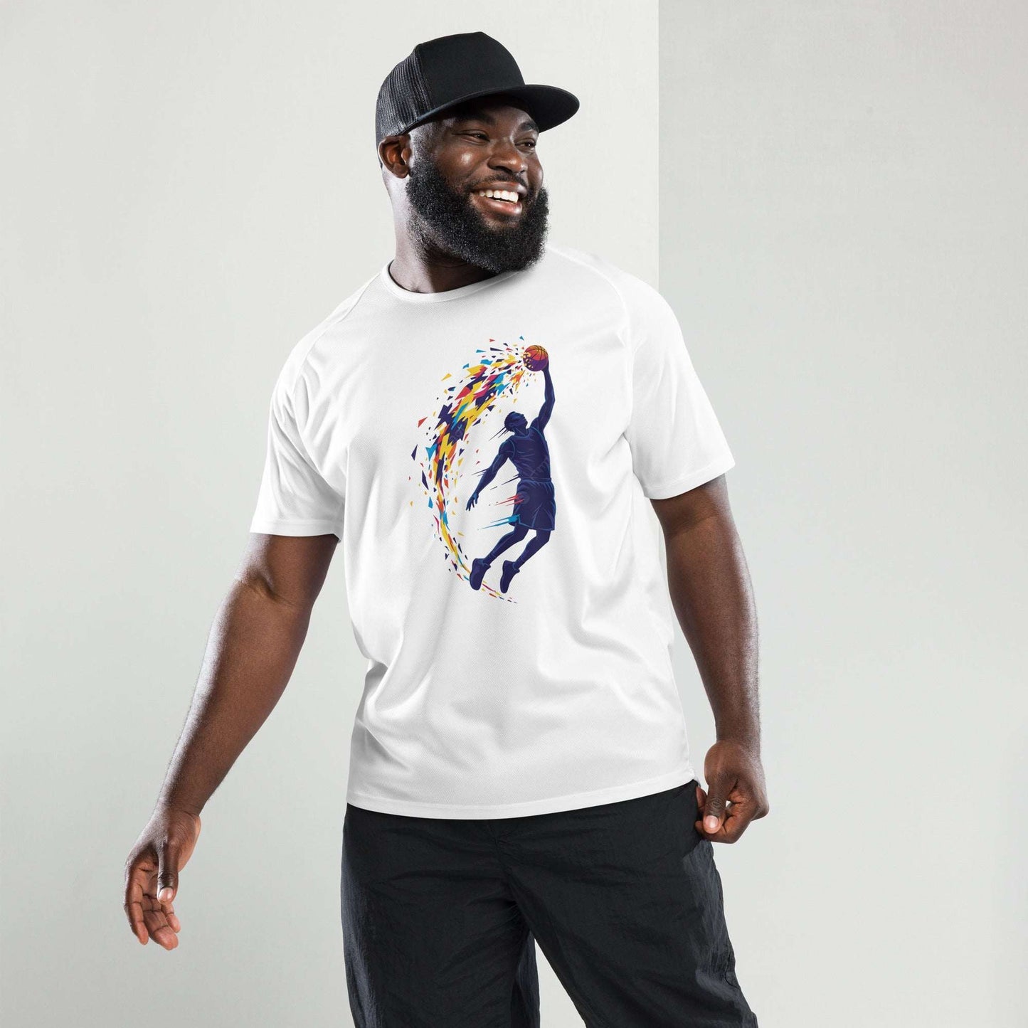 Splash Dunk Basketball Unisex Sports Jersey White